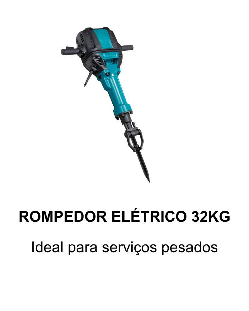 Aluguel de rompedor elétrico martelete W RENT