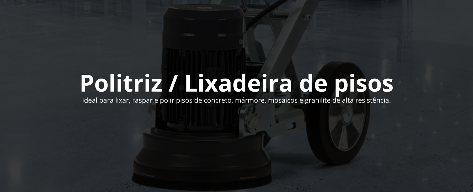 W Rent - Alugar Lixadeira de piso