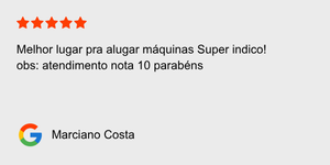 W Rent SBC - cliente satisfeito