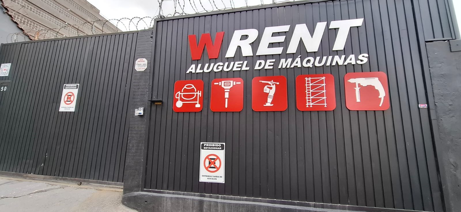 Alugue máquinas para construção civil - W Rent SBC